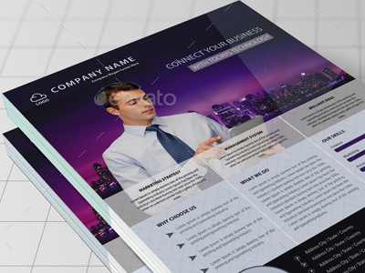 Corporate Flyer agency business corporate corporate flyer creative design digital flyer marketing modern technology template