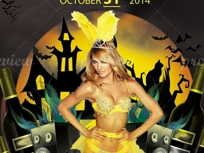 Halloween Party Flyer (02-Colors)