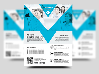 Corporate Flyer agency ai business business flyer consulting corporate flyer creative flyer digital editable flyer graphic marketing