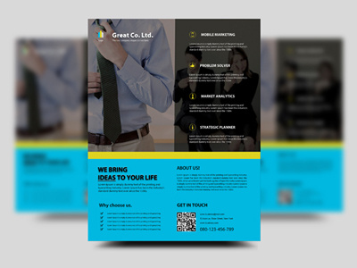 Corporate Flyer agency ai business business flyer consulting corporate flyer creative flyer digital editable flyer graphic marketing