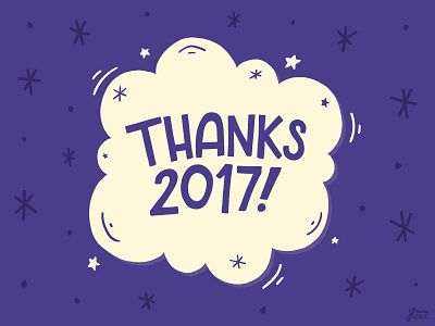 Bye, 2017! hand lettering lettering new year