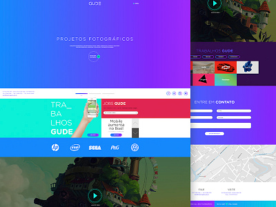 Gude Site and Styleguide design interface styleguide ui user experience ux