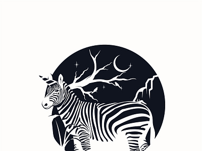 zebra logo concept