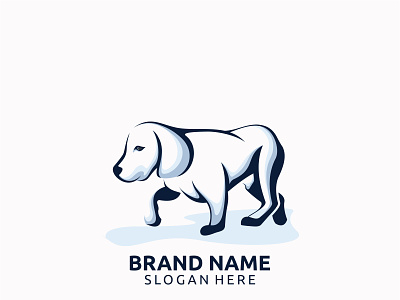 dog logo concept