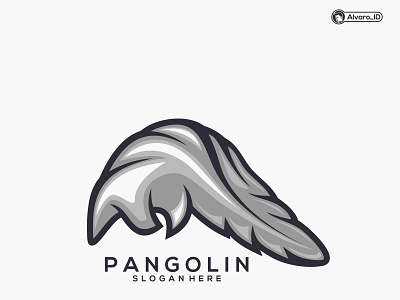 pangolin logo vector animation brand design branding design graphic design icon illustration logo vector