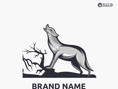 wolf logo illustration animals animation branding design graphic design icon illustration logo vector wolf