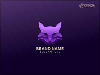 cat logo design animation branding design graphic design icon illustration logo vector
