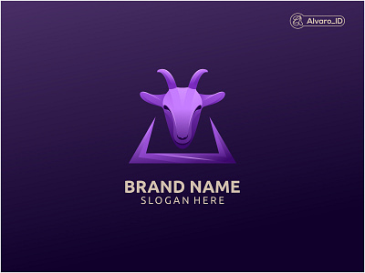 goat logo design animation branding design graphic design icon illustration logo vector