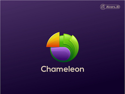 Chameleon Logo animation branding design graphic design icon illustration logo vector