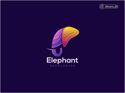 Elephant logo animation branding design graphic design icon illustration logo vector