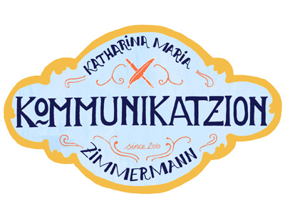 Kommunikatzion - The Logo handlettering logo text