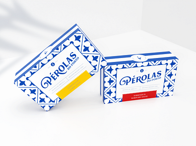 Pérolas do porto branding food identity illustration logo logodesign packaging typography