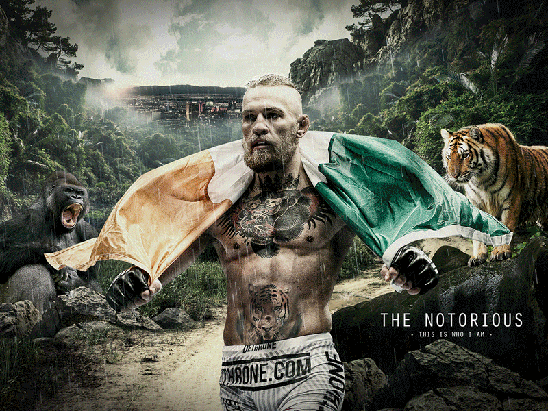 Conor McGregor - This is who I am behind the scenes bts conor mcgregor fighter fighting mayweather mma photoshop retouch tattoo ufc