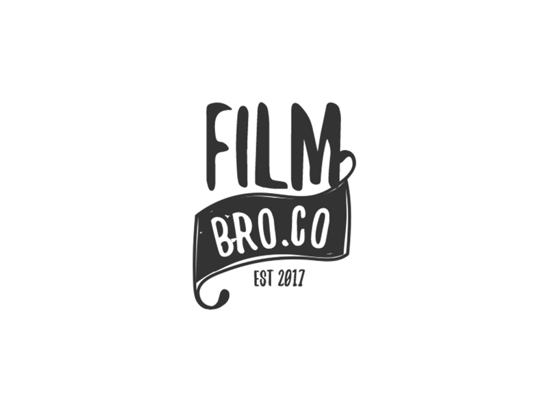 Logo Concept for FilmBro badge brand design gif ireland logo typography