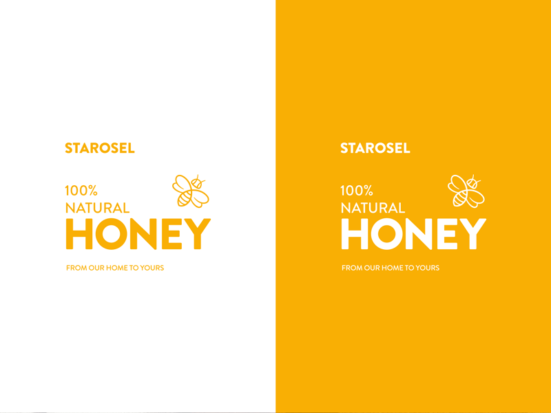 Starosel Organic Honey Branding branding design food honey illustration logo product