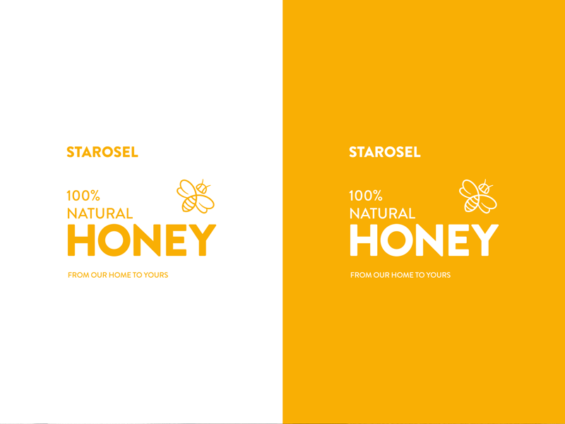 Starosel Organic Honey Branding