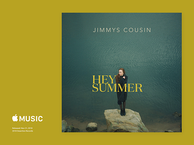 Jimmy's Cousin - Hey Summmer Cover Art apple branding design ireland jazz music photography ray doyle typography
