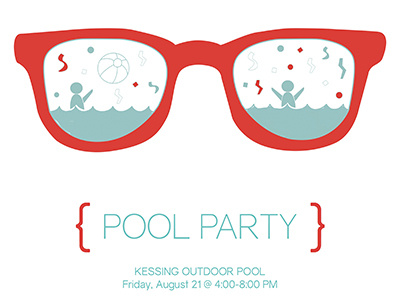 Week of Welcome 2015 special event campus recreation events fun pool pool party sunglasses unc