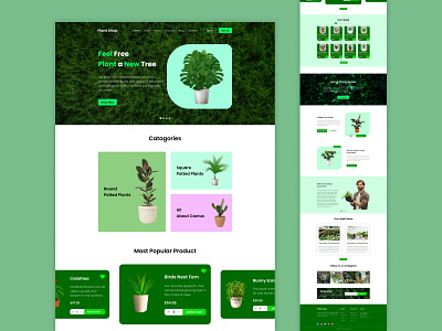 E-commerce Plant Shop Website
