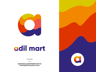 Adil Mart Logo branding clean design ecommerce icon identity illustration logo logotype mark simple