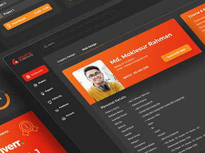 CIT Student Dashboard best it firm in bangladesh cit college college student dashboard dashboard dashboard design figma figma dashboard freelancer freelancers it firm school student student dashboard student management system student management ui ui ui design ux ux design