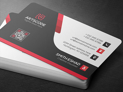 Business Card application branding business cards clean corporate identity letterpress modern print time