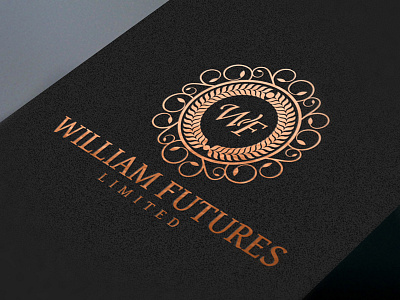 William Futures Logo branding business clean corporate future heraldic identity limited logo logo design unique