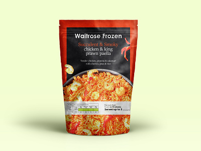 Product Packaging Design chicken chilly food packaging packet prawn product restaurant rice