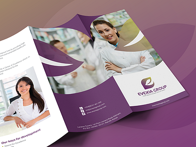 Trifold Brochure Design branding business corporate doctor healthcare hospital identity medical nurse treatment trifold