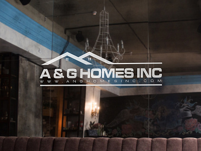 A & G Homes Inc Branding branding clean home house logo luxury minimal property real estate rent simple