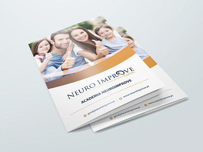 Neuro Improve Bifold bifold branding brochure clinic design doctor hospital improve medical neuro nurse