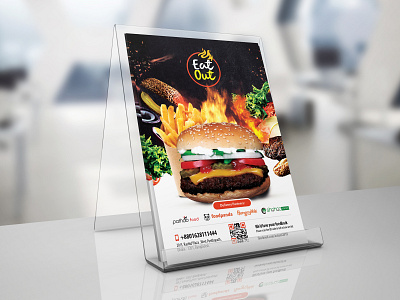 Eatout Food Menu bistro burger cafe coffee fast food food menu menu design pizza restaurant