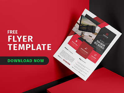 Free Flyer Template business creative download flyer free free download free mockup freebie mockup poster psd template