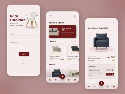 Furniture App Design. app design best worker best workes elegent figma furniture app hire inspiration nice design nice work pro app design pro app designer pro seller pro ui designer pro ux designer seller simple ui design web design