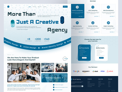 Digital Agency Website.