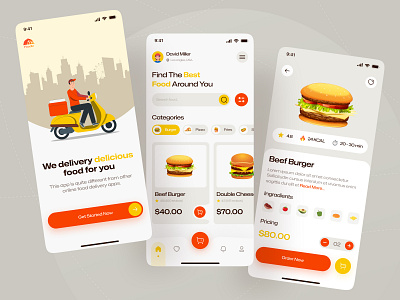 Food Delivery App. android app app app ui design app ui ux app ui ux inspiration colourful ui design delivery app food delivery app inspiration ios app latest app ui ux design mobile app design mobile app inspiration nft nft app pro pro designs pro ui ux designer trending trending ui ux design