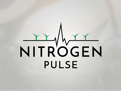 Nitrogen Pulse Logo agriculture branding corn farming fertility logo nitrogen soybeans