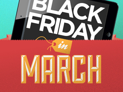 Black Friday in March black friday ipad march offer shopping bag sullivan web banner