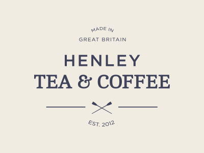 Henley Tea & Coffee Co. brand british coffee english henley heritage identity logo logo designer oars tea