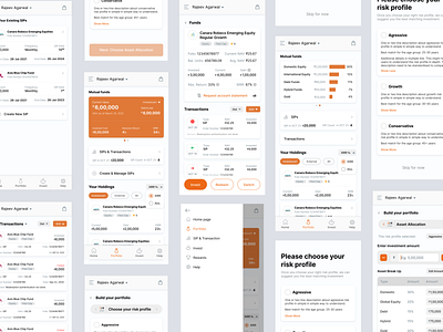 Mutual Fund Investment App bse cleanui defi finance fintech funding investment investment app kya flow kyc microfinance mse mutualfund responsive web design revenue stock stockexachange uiux