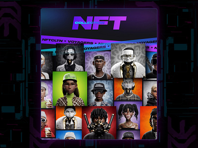 NFT PROJECT - Voyagers: Unknown Genesis adobe after effects adobe portfolio app design bitcoin blockchain branding crypto crypto website cryptoart cryptocurrency landing landing page nft arts user interface uxui