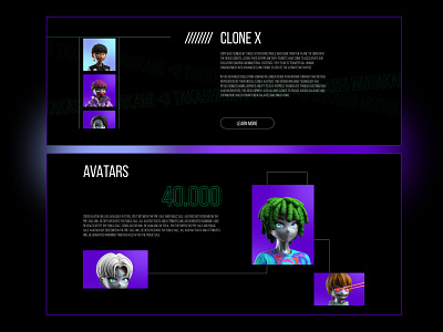 CLONE X - X TAKASHI MURAKAMI | NFT PROJECT adobe portfolio app design crypto cryptocurrency defi design homepage fan tokens ico landing page nft collection ui design uxui web design webdesign website