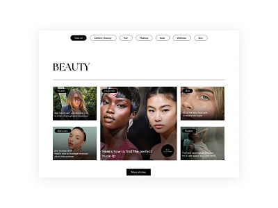 VOGUE.COM | Website redesign concept 3d animation binance blockchain branding cryptoart cryptocurrency design designer fashion graphic design illustration logo motion graphics nft nft images ui ux vector vogue