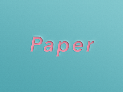 Paper Effect