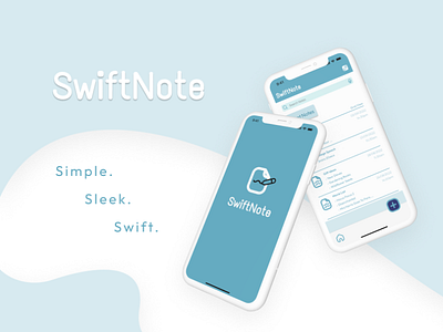 Swiftnote - Note taking iOS app app appdesign casestudy design figma ios leandesign portfolio ui uidesign uxdesign