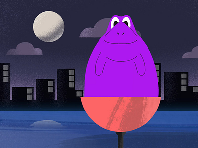 Purple Frog animation benmarriott branding character animation design drawing frame by frame illustration motion motion graphics photoshop
