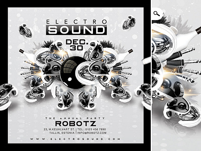 Electro Sound Party Flyer