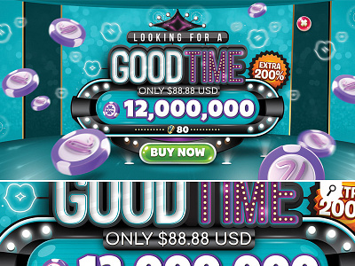 looking for good time visual ad bonus casino chips extra gambling game good time money online player promotion