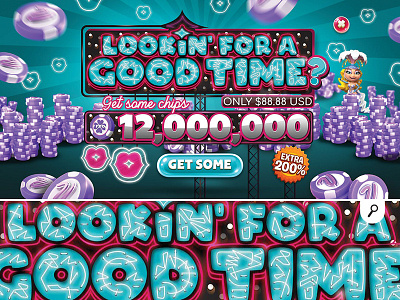 looking for good time online game banner bonus casino chips creation extra gambling game money online player promotion