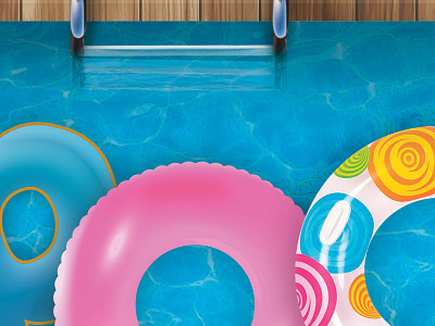 Summer Pool Party Club Flyer by n2n44 on Dribbble